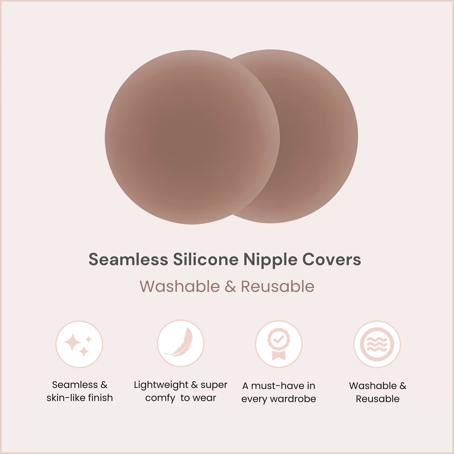 Seamless Silicone Nipple Covers